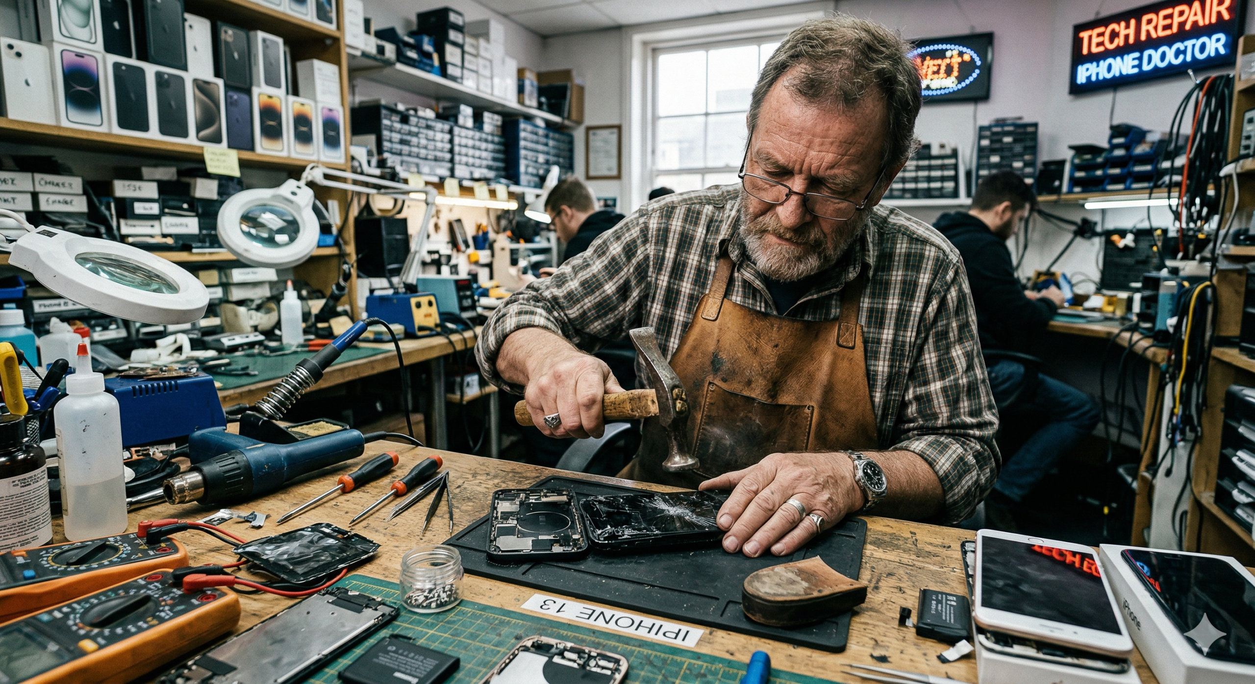 Who Fixed Your Phone? Because It Wasn't the Cobbler. 1 Who Fixed Your Phone? Because It Wasn’t the Cobbler.